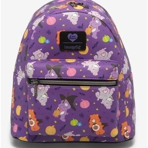 NWT Loungefly Halloween Care Bear Mini Backpack
